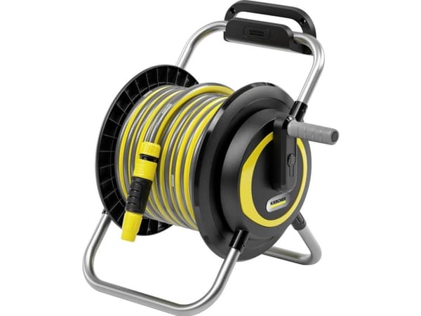 Kärcher 2.645-372.0, Seisontarulla, Toiminnallinen, Musta, Keltainen, Vapaasti seisova, Seinäkiinnitteinen, 40 m, 13,15,19 mm, 13,15,19 mm