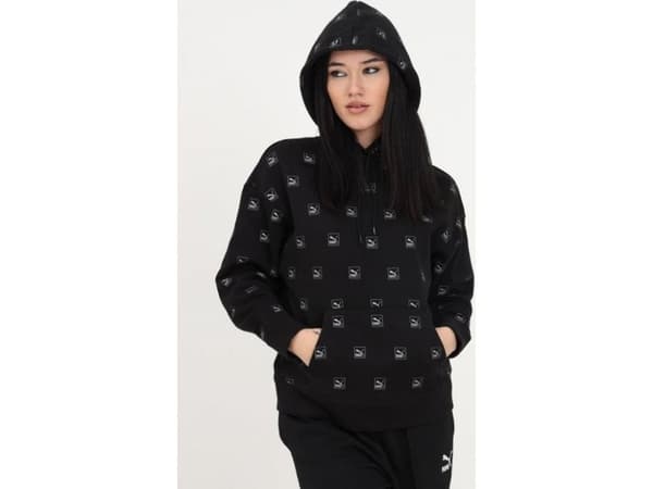 Puma Brand Love AOP Hoodie FL svart 535706 01