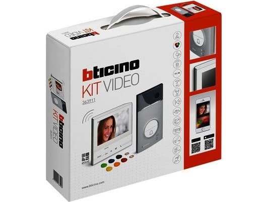 Legrand FLEX VIDEO LINEA3000 + X13E Video-dørsamtaleanlæg 2-tråds, WLAN 2-tråds transmitter, Strømforsyning, Komplet sæt 1-familiehus Hvid