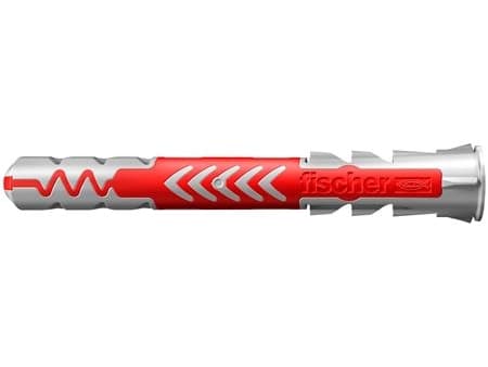 Fischer DUOPOWER 10 x 80, Tegel, Betong, Foam concrete, Gipsskiva, Murverk, Gipsskivor, Nylon, 1 cm, 80 mm, 9 cm, 25 styck