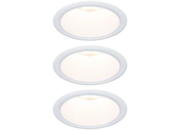 Paulmann 94870, 1 ampuller, LED, 2700 K, 470 lm, IP44, Hvit Hvit