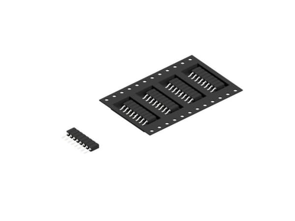 Fischer Elektronik Bussningslista (precision) Antal rader: 1 BLY6SMD8TR 350 st