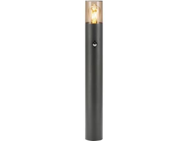 Orno SALVIA Puutarhavalaisin tolppa PIR-anturilla, E27, max. 15W, IP54, 50cm, harmaa