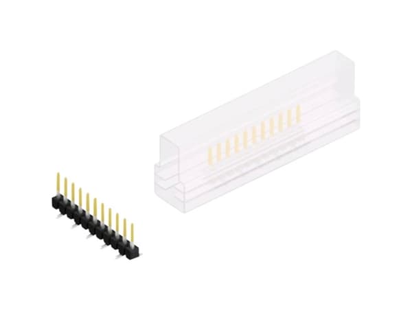 Fischer Elektronik Stiftliste (standard) Antal rækker: 1 10047387 10 stk