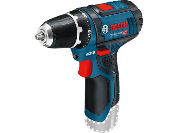 Bosch GSR 12V-15 Professional - Drill/driver - trådløs - 2 hastigheter - nøkkelfri borhylse 10 mm - 30 N·m - uten batteri, ingen lader - 12 V - SOLO