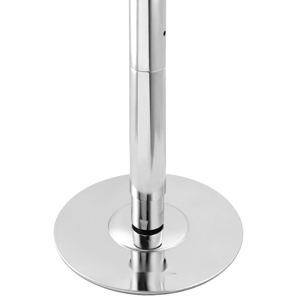 Professionel bærbar dansestang, justerbar 45 mm rustfri stål. Perfekt til træning i center eller hjemme. Sølvfinish, stilfuld og praktisk.
