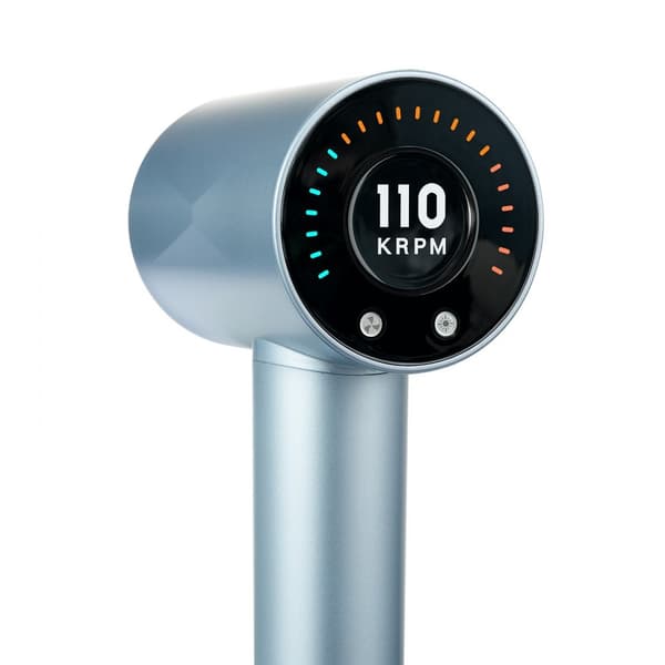 Högpresterande hårtork 105000RPM, 200 miljoner negativa joner, 4 temperaturer & 3 hastigheter.