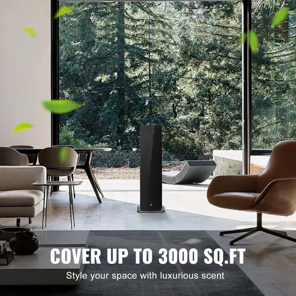 Scent Air -kone 950 ml Bluetooth-kylmäilmahajotin, peittää 3000 neliöjalkaa, vedenkäyttöön ilman.