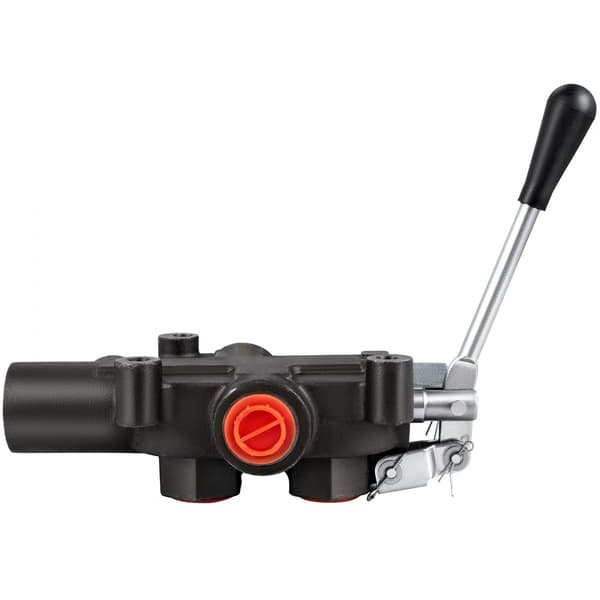 Hydraulisk retningsventil med 1 spole, 21 GPM læsseventil, 3625 PSI. Ventiler og kontroller til traktorer og læssertanke.