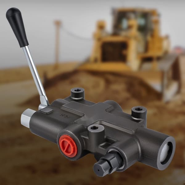 Hydraulisk retningskontrolventil med 1 spole, 21 GPM belastningsventil, 4300 PSI - ideel til traktorer og læssertanke.