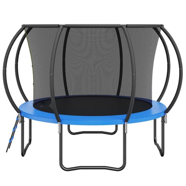 10FT udendørs trampolin til børn med sikkerhedsnet - sjov og sikker leg i haven!