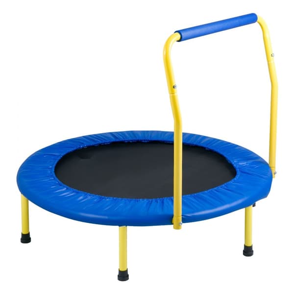 3FT trampoliini lapsille 36", sisä- ja ulkokäyttöön, kokoontaitettava vaahtokahvalla, täydellinen syntymäpäivälahjaksi!