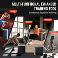 Miniatyrbillede 5 af 9: 3 i 1 Plyometrisk Jump Box, 30/24/20 tommer, Anti-Slip Fitness Step Up Kasse til hjemmetræning og konditionsstyrketræning, Sort