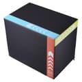 Miniatyrbillede 1 af 9: 3 i 1 Plyometrisk Jump Box, 30/24/20 tommer, Anti-Slip Fitness Step Up Kasse til hjemmetræning og konditionsstyrketræning, Sort