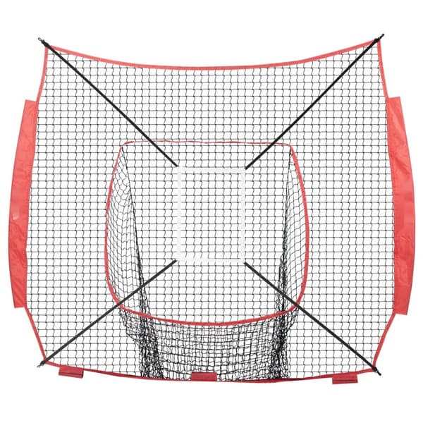 7x7 ft Baseball Softball träningsnät, portabelt för slag, fångst och pitchning. Backstop utrustning med strike zone (endast nät).