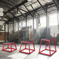 Miniatyrbillede 8 af 9: Plyometriske Jump Boxe, 12/18/24 tommer, Anti-Skride Fitness Stige, perfekt til hjemmetræning og agility-træning.