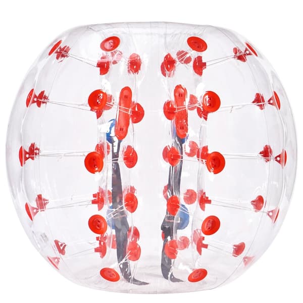 Uppblåsbar Bumper Ball 1-pack, 4FT/1,2M Sumo Zorb-bollar för utomhuslagspel, 0,8 mm PVC-bubbelbollar för trädgård.