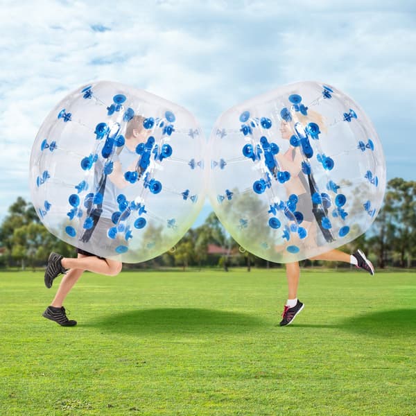 Puhallettava puskuripallo 1-pakkaus, 4 FT/1,2 M Sumo Zorb -pallot teini- ja aikuisikäisille joukkuepeleihin ulkona.