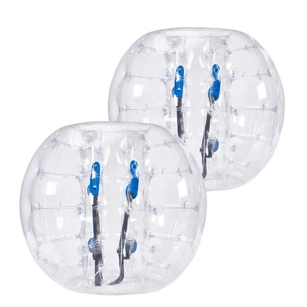 Uppblåsbara Bumper Balls 2-pack, 4FT/1,2M Sumo Zorb Bollar för vuxna, PVC Hamster Bubble Balls för utomhuslagspel.