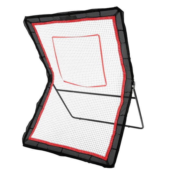 Lacrosse rebounder til baghaven, 5x7 ft volleyball bounce-back net, justerbar træningsvæg til baseball og softball.