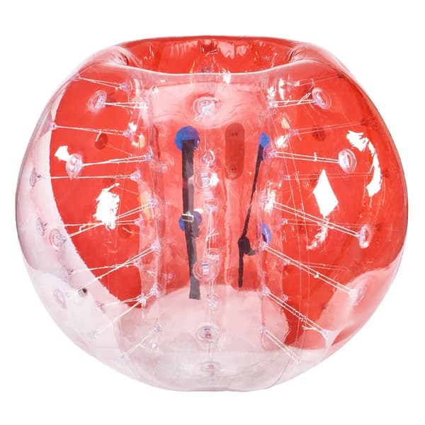 Oppustelige Bumper Bolde 1-Pack, 5FT/1,5M Sumo Zorb til Teenagere/Voksne, 0,8 mm PVC Human Hamster Bobler til udendørs sjov og leg.