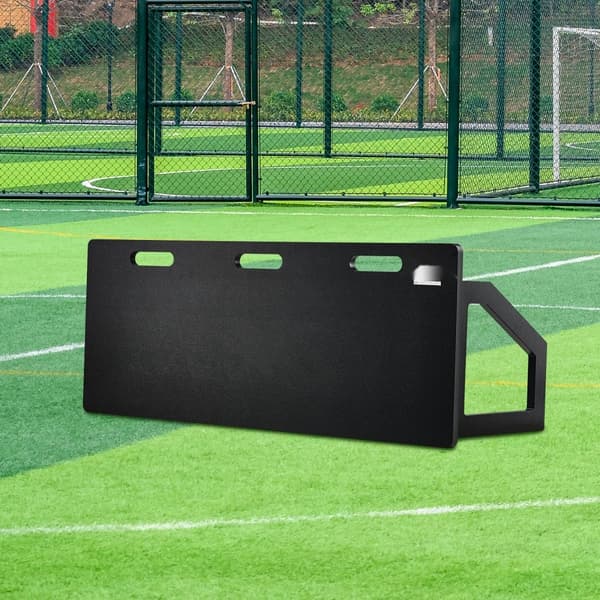 Fodbold Rebounder Board, 45"X18" bærbar væg til træning, 2 vinkler til pasning og skud, foldbart HDPE udstyr til børn og voksne.