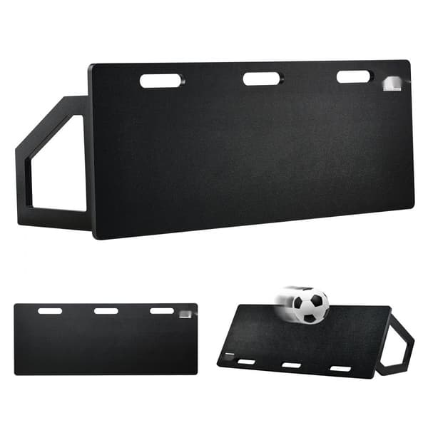 Fodbold Rebounder Board, 45"X18" bærbar væg til træning, 2 vinkler til pasning og skud, foldbart HDPE udstyr til børn og voksne.