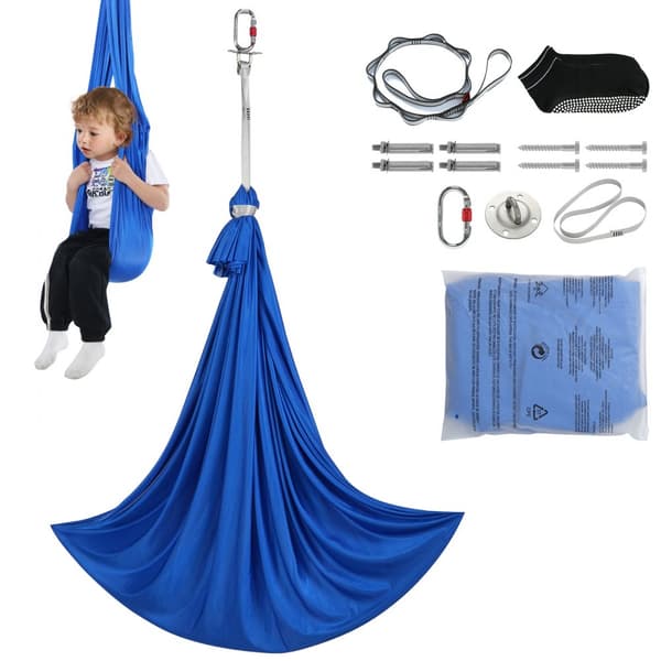 Sensory Swing för barn, 3,1 yards, Terapigunga för barn med särskilda behov, inomhus och utomhus hängmatta för autism och ADHD.