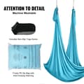 Miniatyrbillede 6 af 9: Aerial Silk & Yoga Slynge, 11 Yards, Aerial Yoga Hængekøje med 100gsm nylon, Fuld rigging og nem opsætning, Antigravity Fitness for alle niveauer, Blå