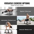 Miniatyrbillede 6 af 9: Dip Bars, 225 kg vægtkapacitet, robust dipstand, fitness dipstation til styrketræning, perfekt til hjemmet eller kontoret.