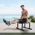 Miniatyrbillede 8 af 9: Dip Bars, 225 kg vægtkapacitet, robust dipstand, fitness dipstation til styrketræning, perfekt til hjemmet eller kontoret.