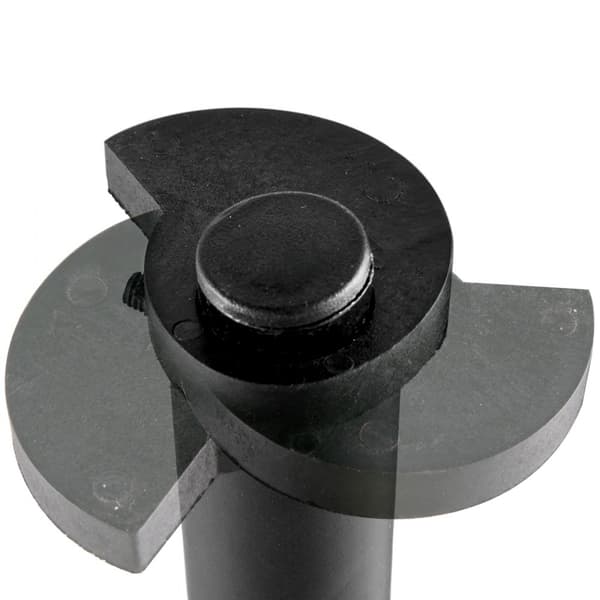 Vinduesrudeholder 5-Lite, stålvinduesrudeholder til lastbil, 24-tommer højde, med PVC-pude og skumforing. Ideel til sikker transport.