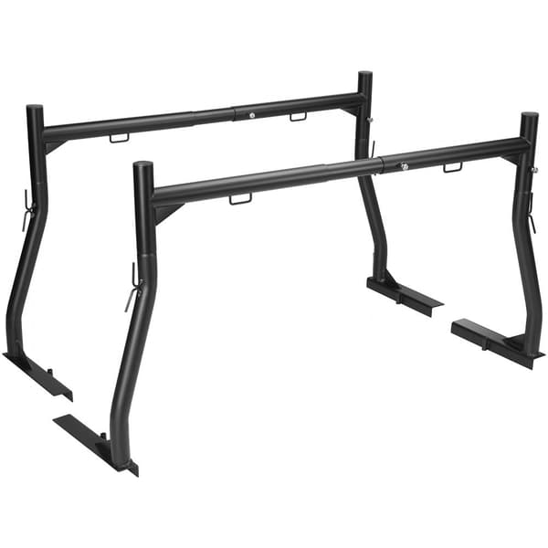 Udtrækkeligt lastbilstativ 46-71 tommer, 800 lbs kapacitet, stål. Ideelt til kajak, surfbræt og stiger. Heavy duty design.