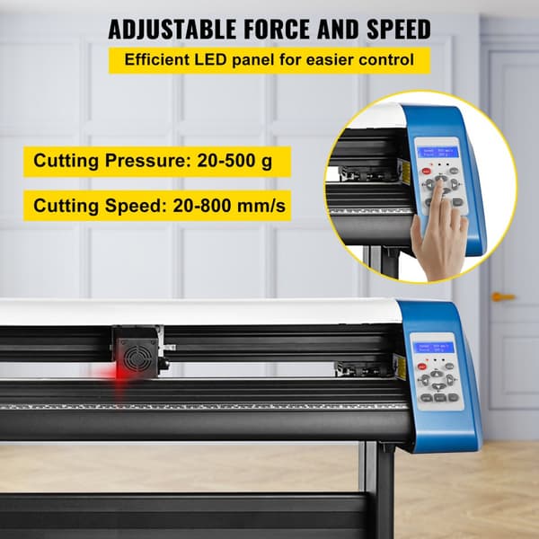 53-tums halvautomatisk Contour vinylskärare plotter med manuell positionering