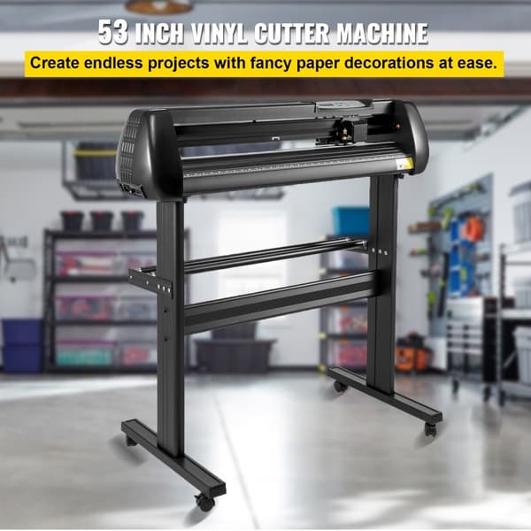 34" vinylskærer/plotter til skiltproduktion, med software, 3 knive og LCD-skærm. Ideel til præcise skæringer!