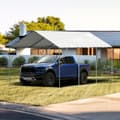 Miniatyrbillede 8 af 9: 10 x 20 ft carport baldakin, kraftig og vandtæt teltpresenning med UV-beskyttelse. Nem installation - inkl. 40 bungees (kun topdæksel). Hvid
