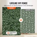 Miniatyrbild 4 av 9: Ivy Privacy-staket, 1,5 x 2,5 m konstgjord grön väggskärm för trädgård, balkong och gård. Falska häckar med nät.