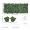 Miniatyrbild 7 av 9: Ivy Privacy Fence, 990 x 2490 mm, konstgjord grön väggskärm, vinrankor för trädgård, utomhusdekoration.