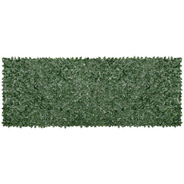 Ivy privatlivshegn, 1,5 x 4 m kunstig grøn væg, mesh-bagside, robust samling. Ideel til have, gård og balkondekoration.