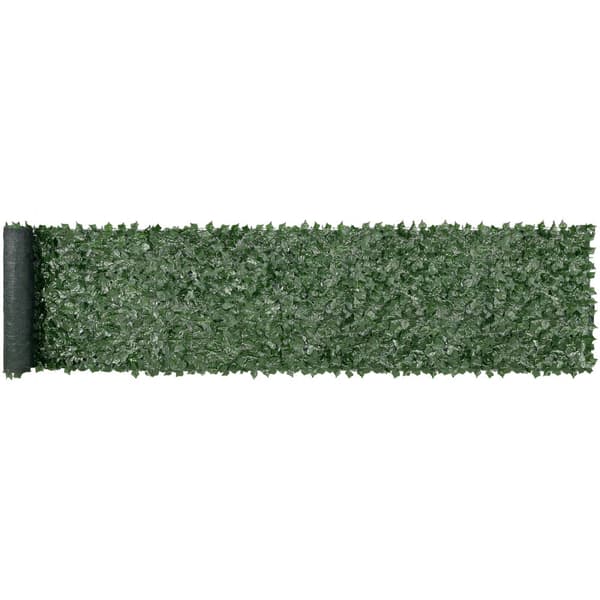 Ivy-aitaverkko, 1 x 5m keinotekoinen vihreä seinä, kestävä liitos, koristeellinen viiniköynnös ulkotiloihin.