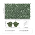 Pikkukuva 7 / 9: Ivy-aita, 1500 x 2490 mm, tekovihreä seinä. Kestävä liitos, koriste viiniköynnöksillä pihalle ja terassille.