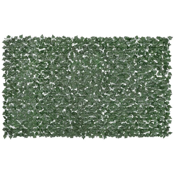Ivy-aita, 1500 x 2490 mm, tekovihreä seinä. Kestävä liitos, koriste viiniköynnöksillä pihalle ja terassille.