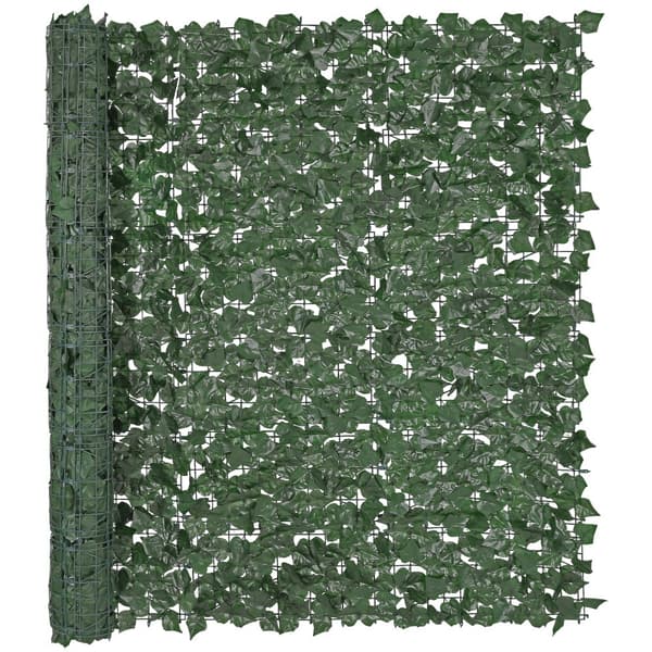 Ivy Privatlivshegn, 1500 x 2490 mm kunstig grøn væg, forstærket samling, ideel til udendørs have og gårdhaveindretning.