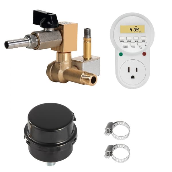 Pond Aerator Sjö och Dammaerator Kit 3/4 HK 550W 5.2CFM för upp till 1,2 hektar