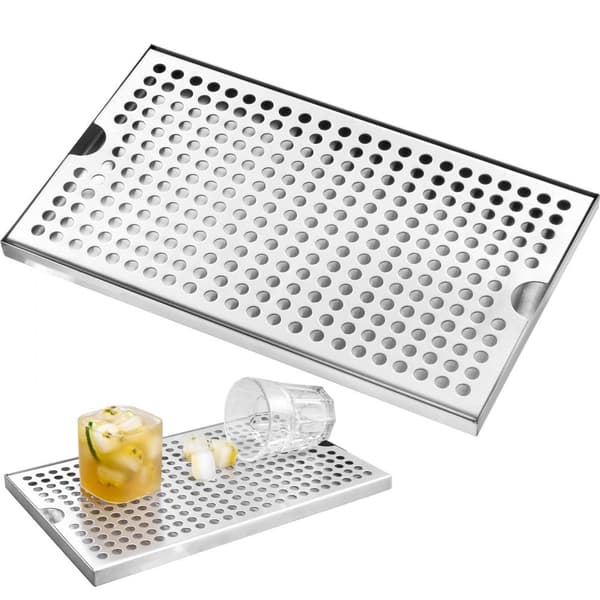 Öldroppbricka 304 rostfritt stål, Kegerator med halkfria kuddar för optimal funktion och stil.