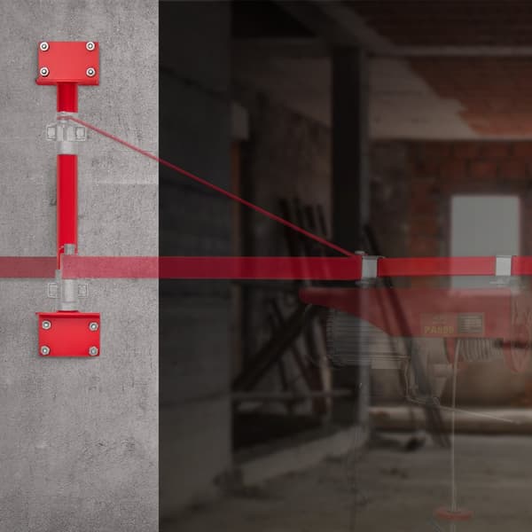 Elektrisk lyftstolpe, 2200 lbs max belastning, kolstålram, ställningsmonterad, vinsch för garage och verkstad.