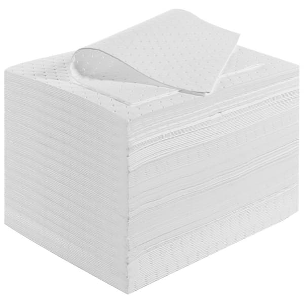Spillabsorberande dynor och oljemattor, absorberar upp till 20 Gal, 15" L x 20" W, paket med 100.