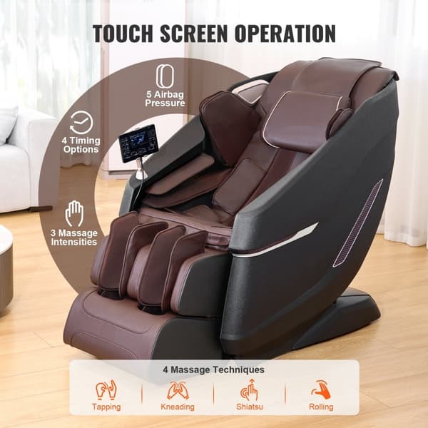 Helkroppsmassagestol, Shiatsu-massager, liggande stol, SL-skena
