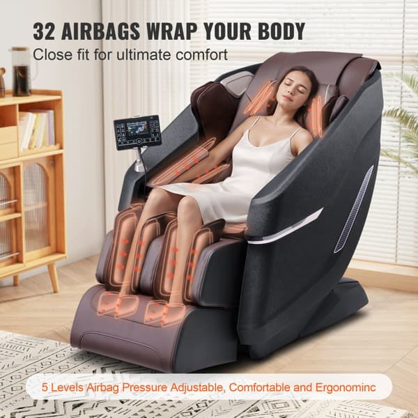 Helkroppsmassagestol, Shiatsu-massager, liggande stol, SL-skena