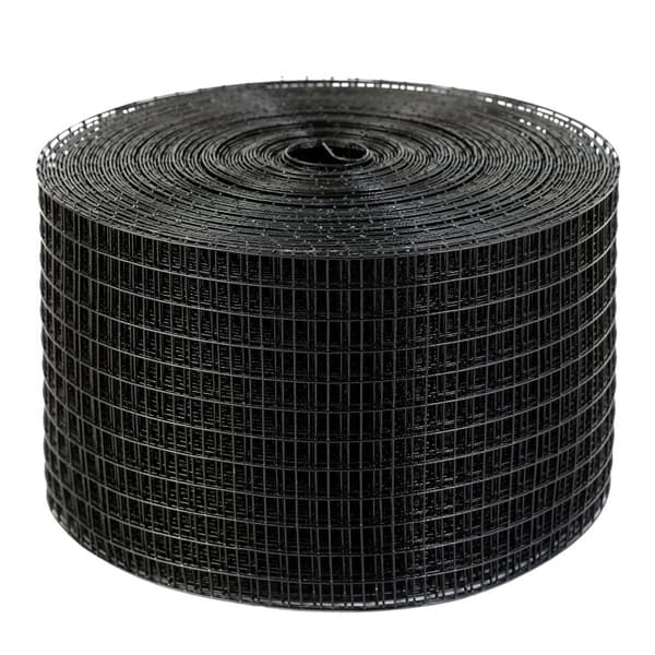 8 tommer x 100 fod solpanelbeskyttelse, Critter Guard rulle, rustsikker PVC, inkl. 50 dækledninger, 1/2 tomme tråd.